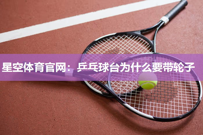 乒乓球台为什么要带轮子