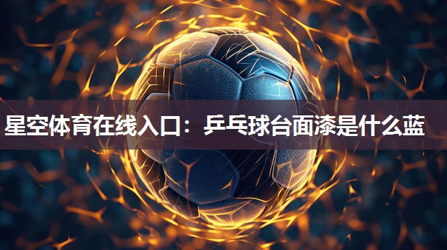 乒乓球台面漆是什么蓝